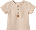 Camisa Manga Curta Tecido Plano Texturizado Ref. 68994 – foto do produto