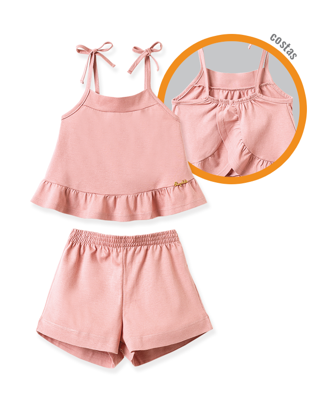 Conjunto Blusa Com Alça e Shorts Ref. 69012 – foto do produto