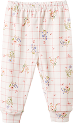 Conjunto Body Manga Longa e Calça Xadrez Floral – foto do produto
