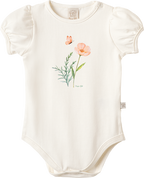 Conjunto Body Manga Curta e Shorts Xadrez Floral – foto do produto