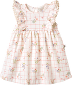 Body Vestido Xadrez Floral – foto do produto
