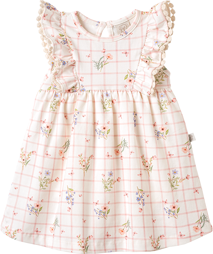 Body Vestido Xadrez Floral – foto do produto