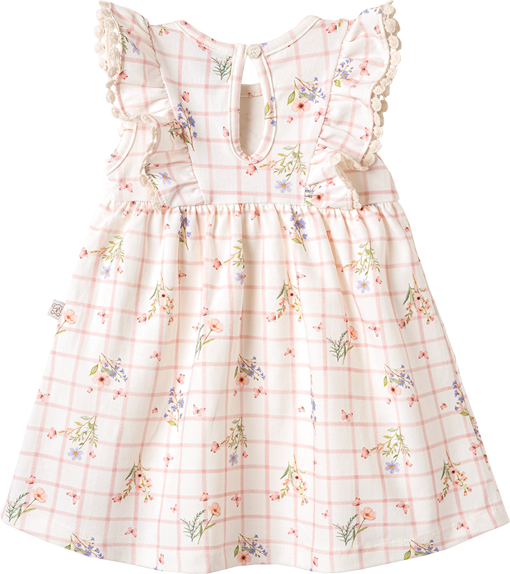Body Vestido Xadrez Floral – foto do produto