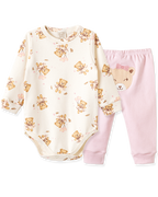 Conjunto Body Manga Longa e Calça Ursa e Balões – foto do produto