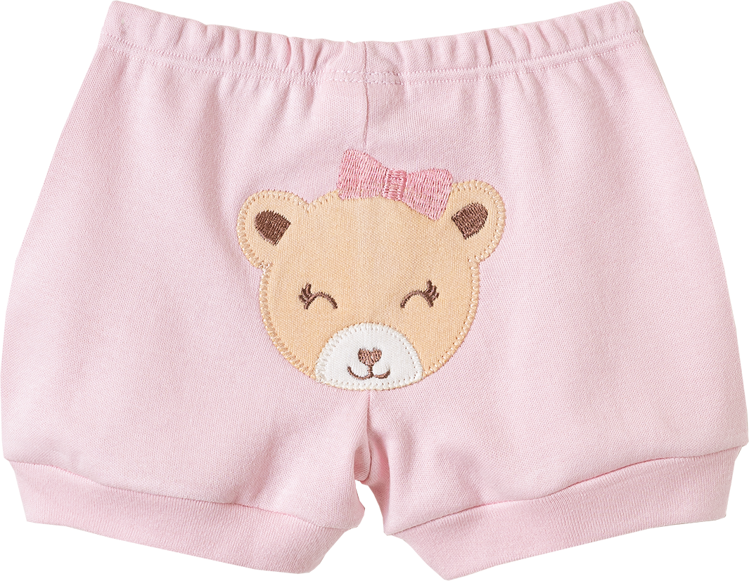 Conjunto Body Manga Curta e Shorts Ursa e Balões – foto do produto