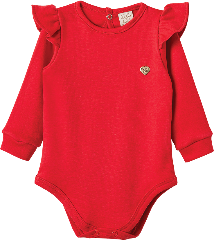 Conjunto Body Manga Longa e Calça Joaninha – foto do produto