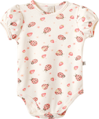 Conjunto Body Manga Curta e Shorts Joaninha – foto do produto