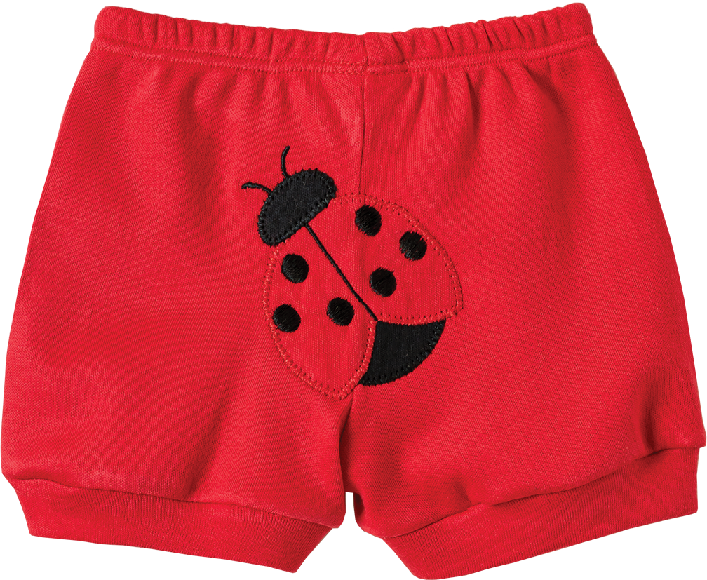 Conjunto Body Manga Curta e Shorts Joaninha – foto do produto