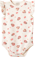 Conjunto Body Manga Curta e Shorts Joaninha – foto do produto