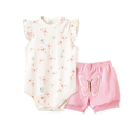 Conjunto Body Manga Curta e Shorts Borboletas Pequeninas – foto do produto