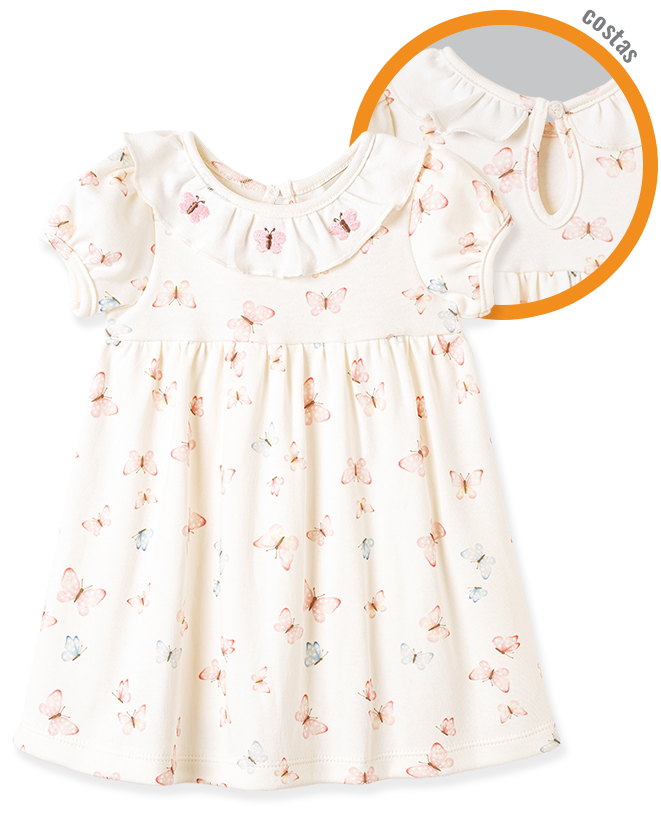 Body Vestido Borboletas Pequeninas – foto do produto