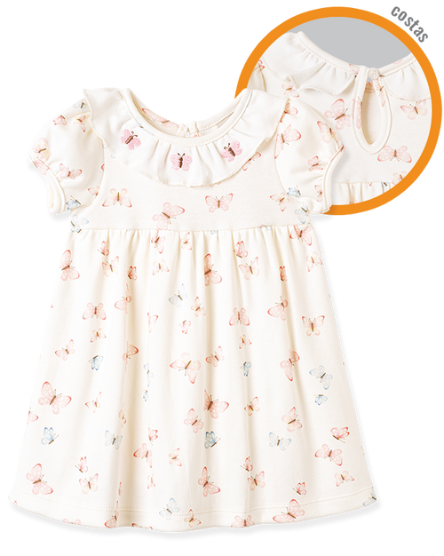Body Vestido Borboletas Pequeninas – foto do produto