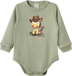 Conjunto Body Manga Longa e Calça Cowboy – foto do produto