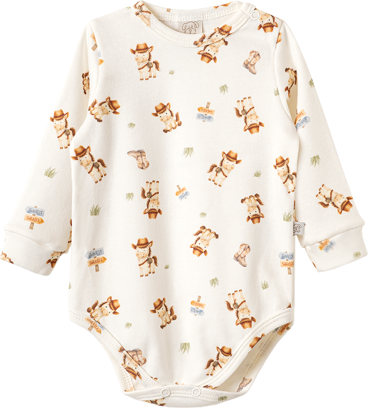 Conjunto Body Manga Longa e Calça Cowboy – foto do produto