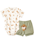 Conjunto Body Manga Curta e Shorts Cowboy – foto do produto
