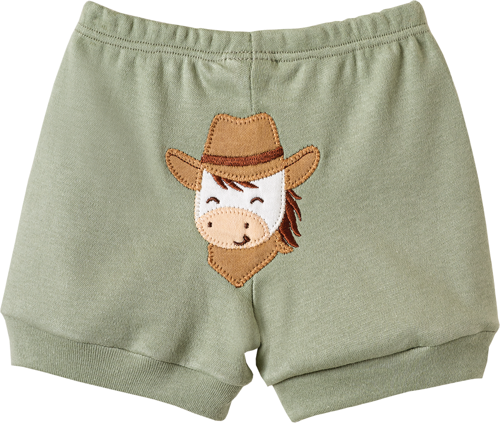 Conjunto Body Manga Curta e Shorts Cowboy – foto do produto