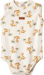 Conjunto Body Regata e Shorts Dino Floresta – foto do produto