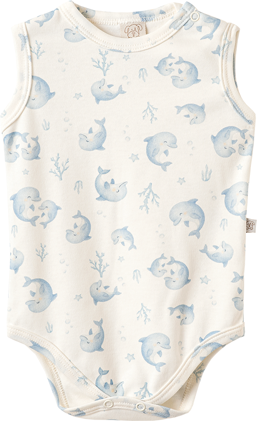 Conjunto Body Regata e Shorts Fundo Do Mar – foto do produto