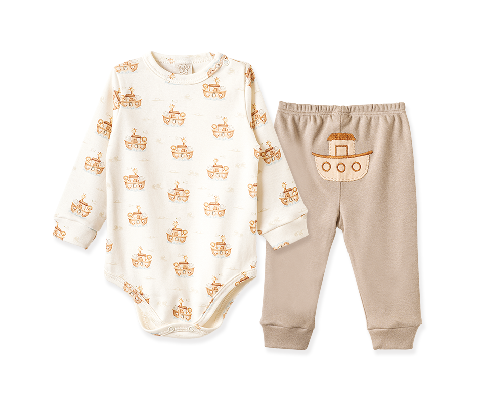 Conjunto Body Arca de Noé – foto do produto