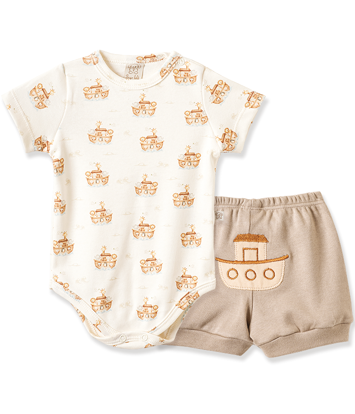 Conjunto Body Curto Arca de Noé – foto do produto