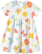 Conjunto Vestido e Calcinha Jardim Encantado – foto do produto