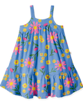 Vestido Com Alça Primavera Azul – foto do produto