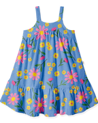 Vestido Com Alça Primavera Azul – foto do produto