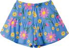 Conjunto Blusa Manga Curta e Shorts Primavera Azul – foto do produto