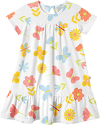 Vestido Manga Curta Jardim Encantado – foto do produto
