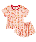 Conjunto Blusa Manga Curta e Shorts Ursos e Cerejas – foto do produto