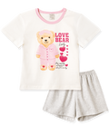 Conjunto Blusa Manga Curta e Shorts Ref. 76542 – foto do produto