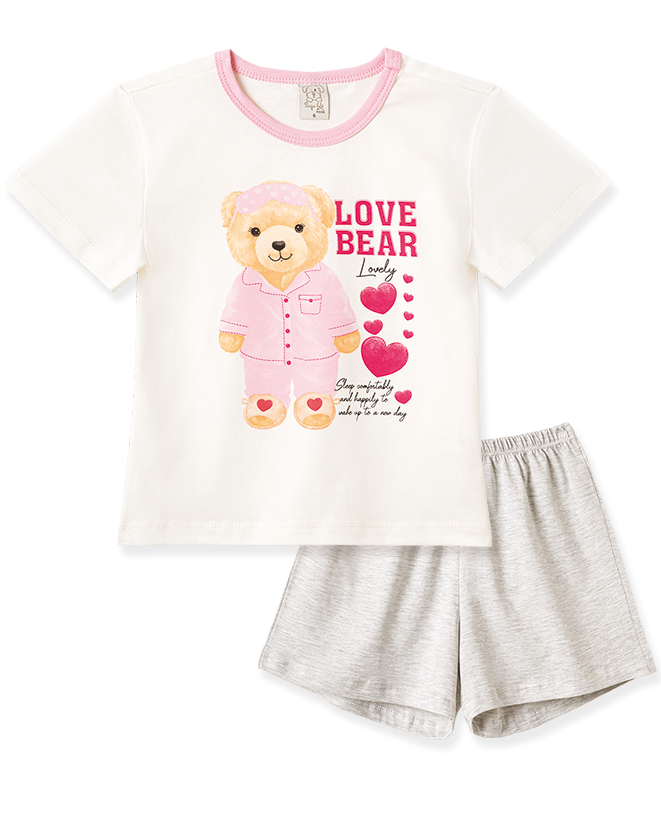 Conjunto Blusa Manga Curta e Shorts Ref. 76542 – foto do produto
