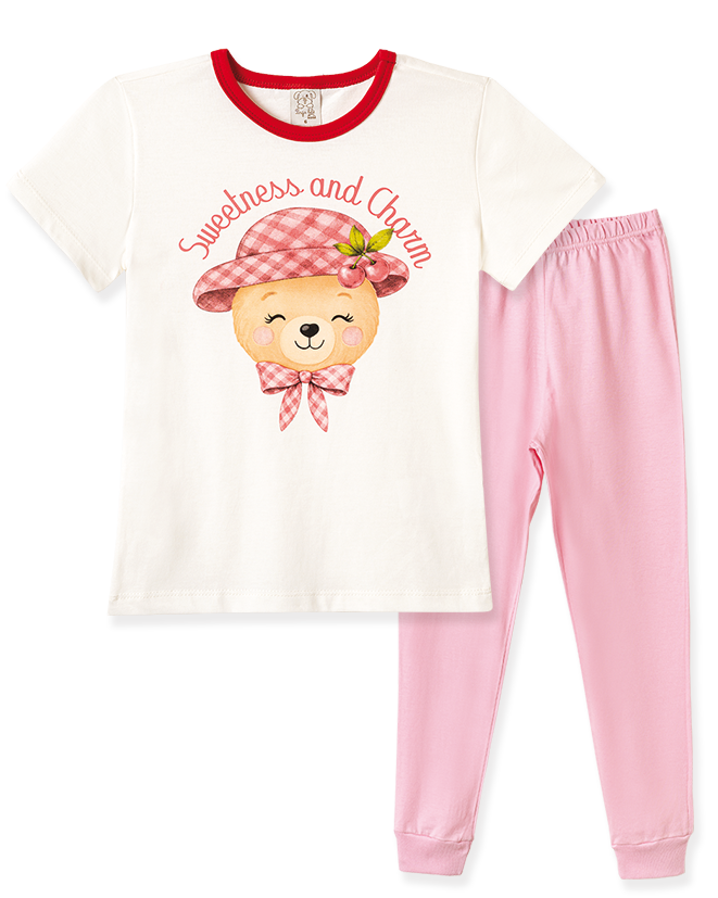 Conjunto Blusa Manga Curta e Calça Ref. 76543 – foto do produto