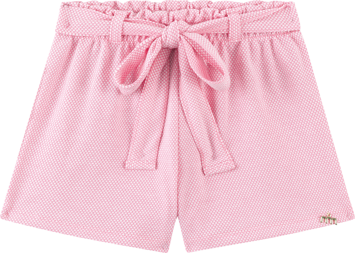 Foto oficial em alta — Conjunto Blusa em Canelado e Shorts em Cotton Bee Honey — BG0048 — costas