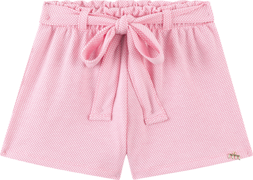 Foto oficial em alta — Conjunto Blusa em Canelado e Shorts em Cotton Bee Honey — BG0048 — costas