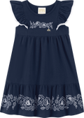 Foto oficial em alta — Vestido em Cotton Penteado — AZ0200 — frente