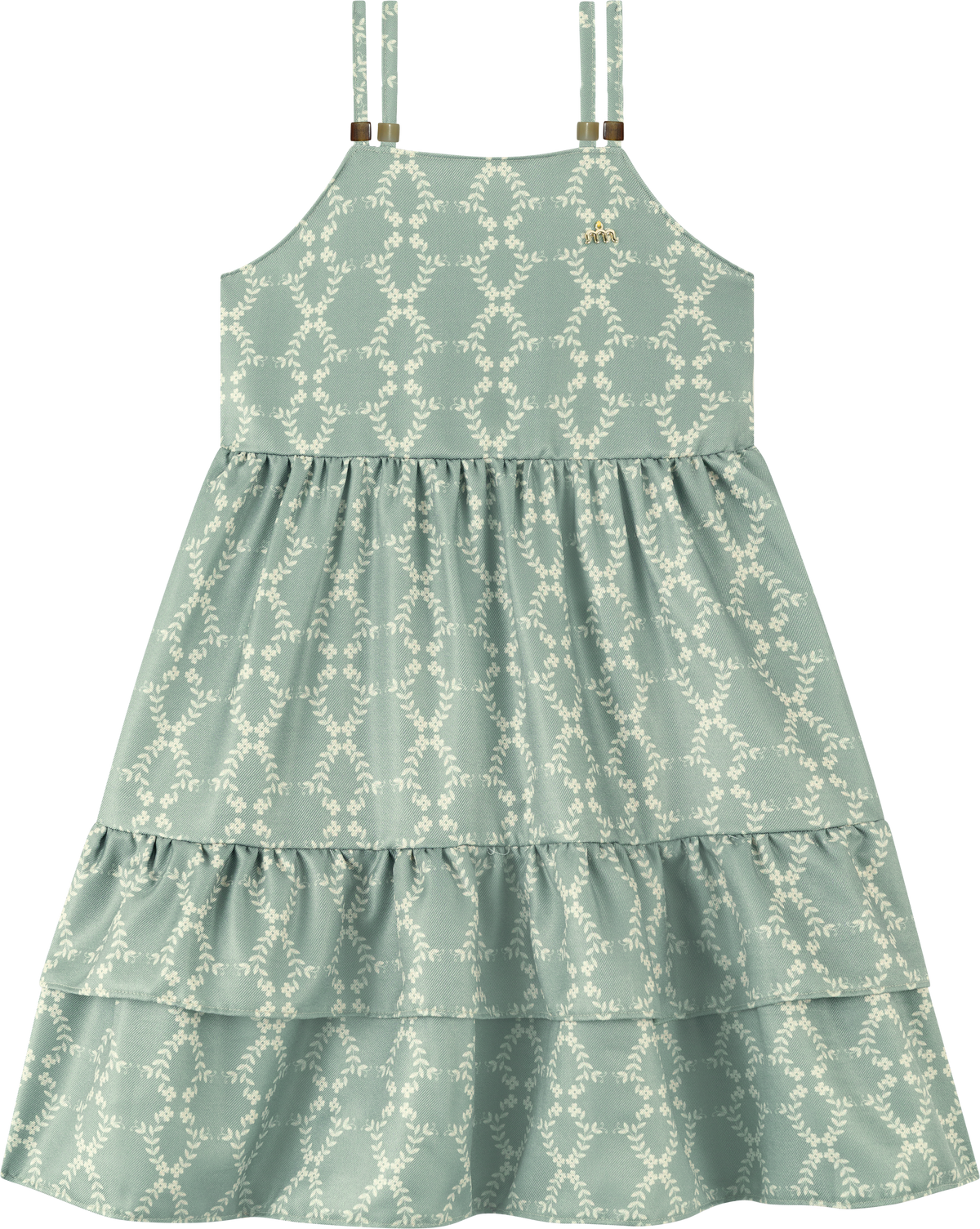 Foto oficial em alta — Vestido em Tecido Milano Milange Laise Arabesco — VD0272 — frente
