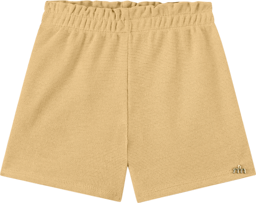 Foto oficial em alta — Blusa em Sarja Linho e Shorts em Malha Wafer — BG0027 — costas