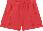 Foto oficial em alta — Conjunto Blusa em Cotton Penteado Shorts em Malha Wafer — BG0026 — costas