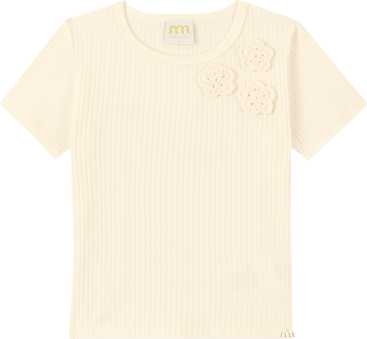 Foto oficial em alta — Blusa em Canelado — BG0048 — frente