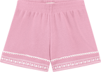 Foto oficial em alta — Conjunto Blusa em Cotton Penteado Shorts em Malha Wafer — BG0026 — costas