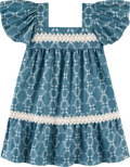 Foto oficial em alta — Vestido em Tecido Milano Milange Laise Arabesco — AZ0266 — frente