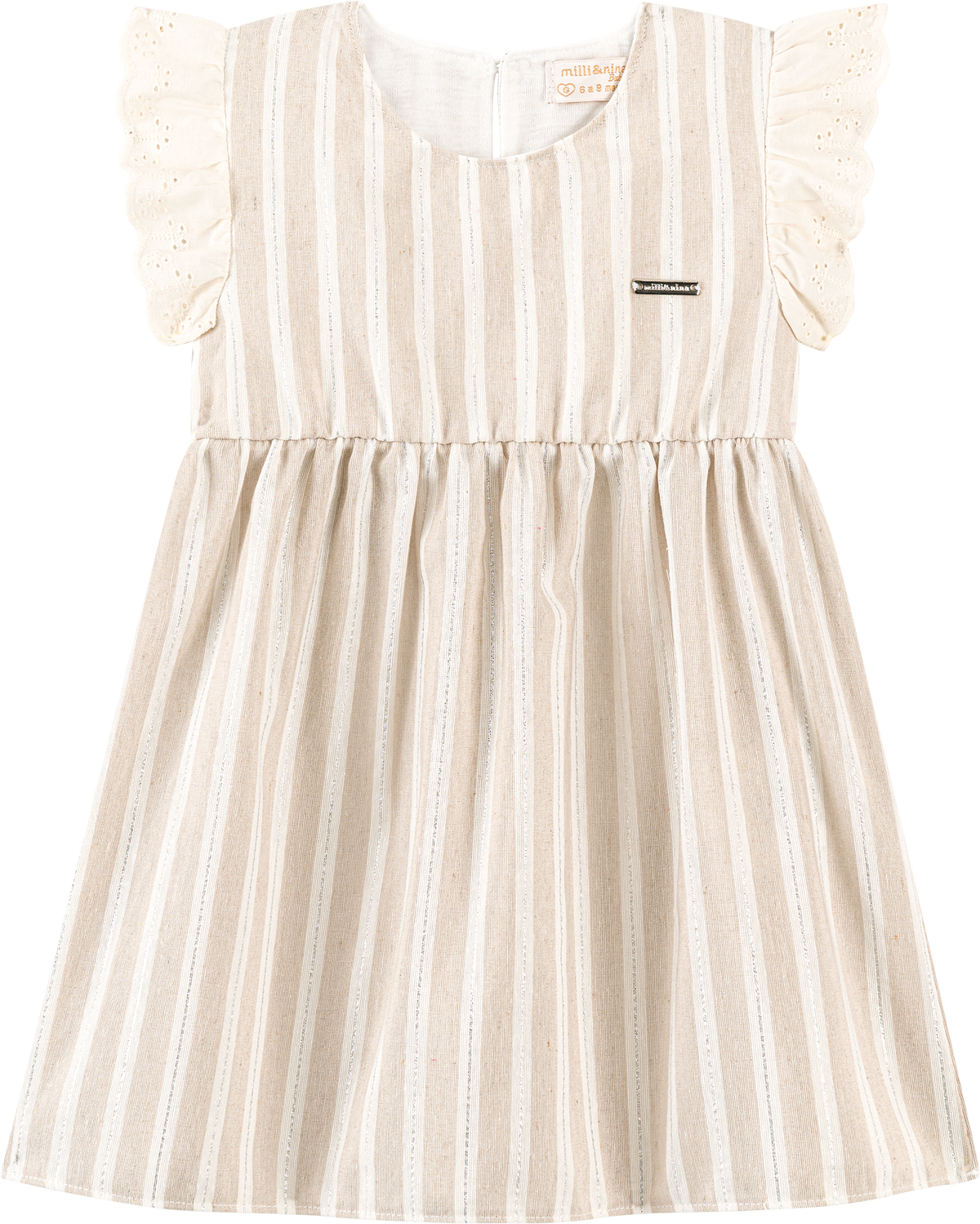 Foto oficial em alta — Vestido em Tecido Sand Glow — BG0054 — frente
