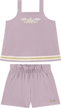 Foto oficial em alta — Conjunto em Cotton Penteado — RX0037 — frente