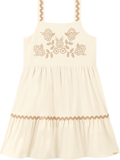 Foto oficial em alta — Vestido em Sarja Linho — BG0027 — frente