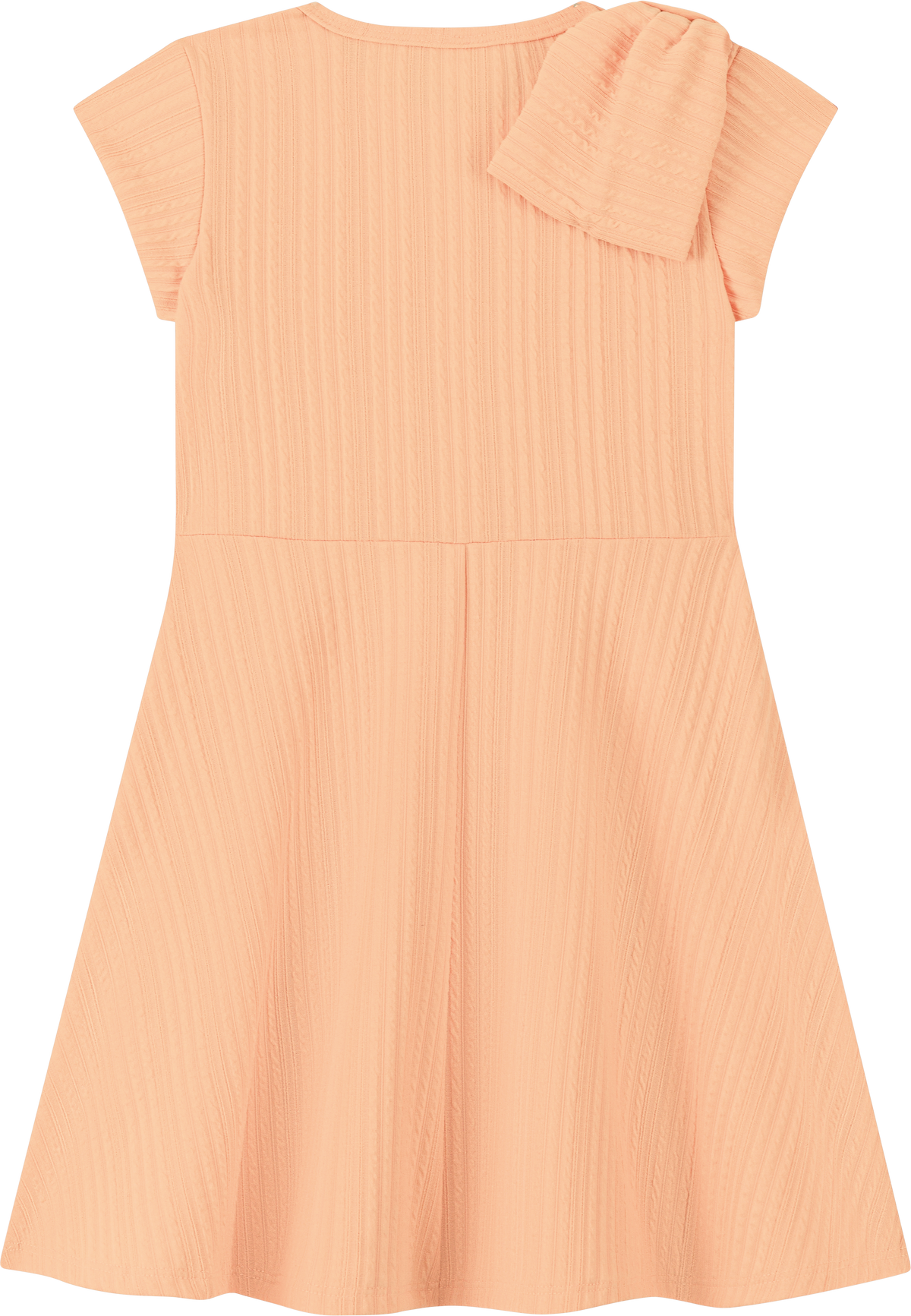 Foto oficial em alta — Vestido em Malha Jacquard Tranças — LJ0129 — costas