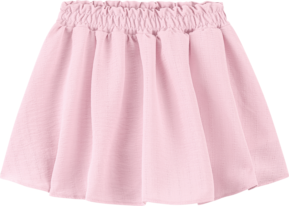 Foto oficial em alta — Conjunto Blusa em Cotton Penteado Saia em Tecido Listras Harmonia — BG0026 — costas