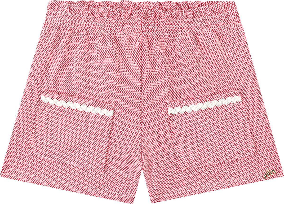 Foto oficial em alta — Conjunto Blusa em Canelado e Shorts em Cotton Bee Honey — BG0048 — costas