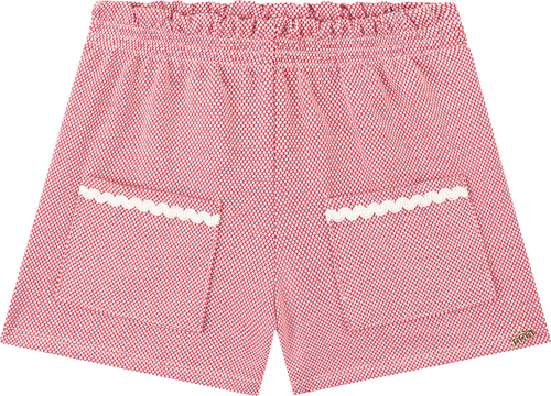 Foto oficial em alta — Conjunto Blusa em Canelado e Shorts em Cotton Bee Honey — BG0048 — costas