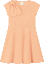 Foto oficial em alta — Vestido em Malha Jacquard Tranças — LJ0129 — frente